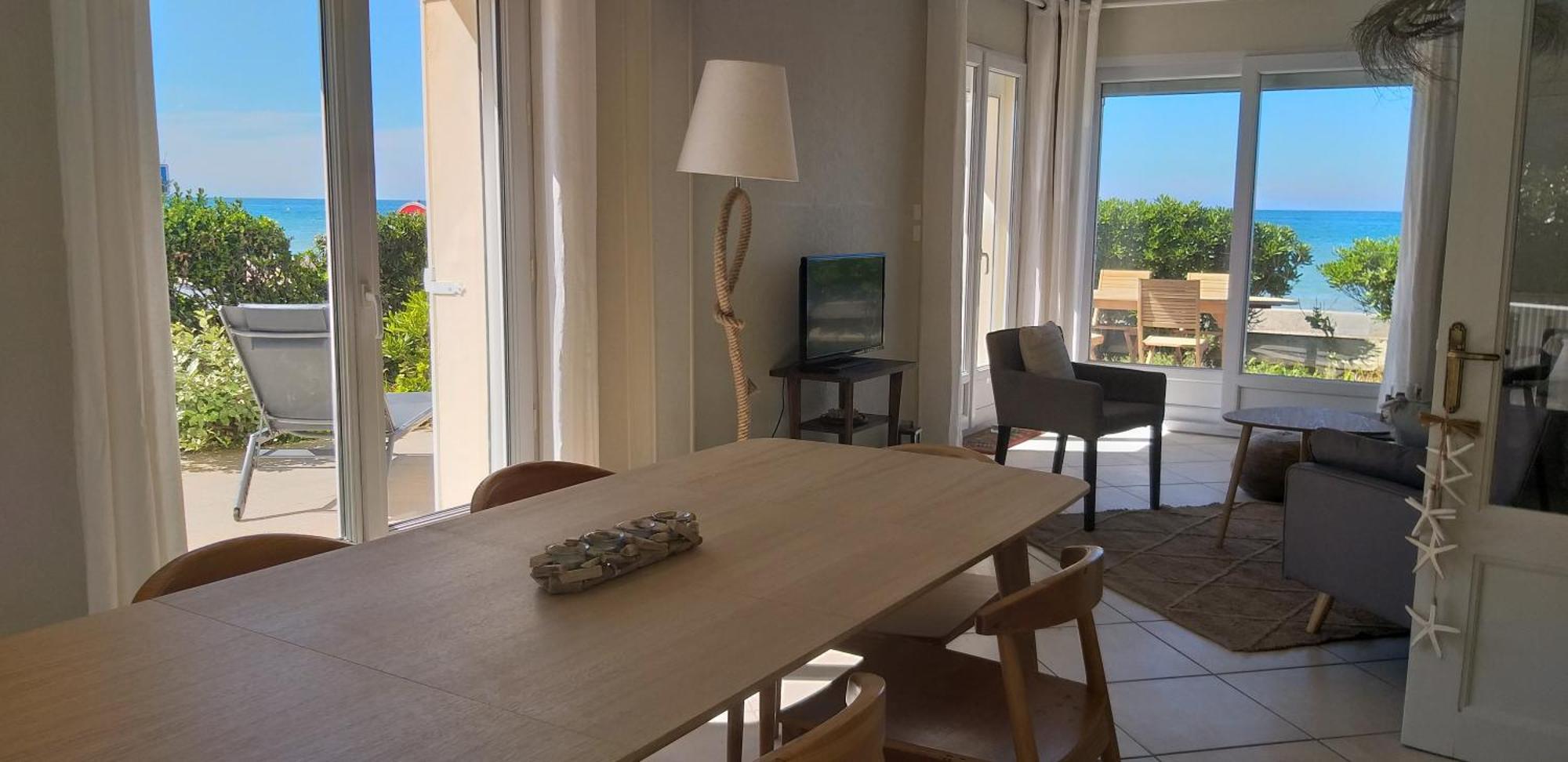 Vue Exceptionnelle En Front De Mer, 8 Personnes Ver-sur-Mer 외부 사진