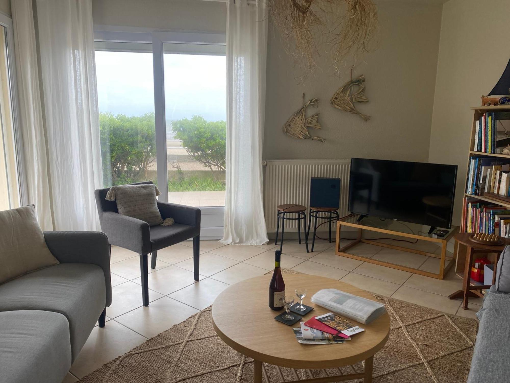 Vue Exceptionnelle En Front De Mer, 8 Personnes Ver-sur-Mer 외부 사진